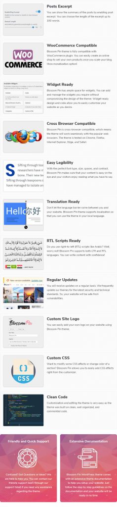 Free Pinterest Style WordPress Theme (Grid, Masonry): Blossom Pin