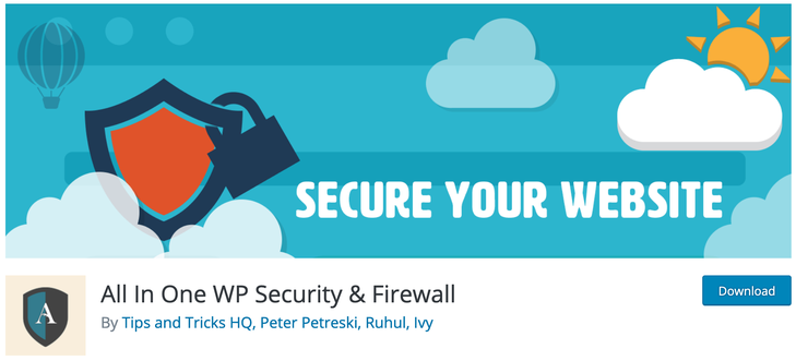 All In One WP Security Firewall WordPress Security Plugins