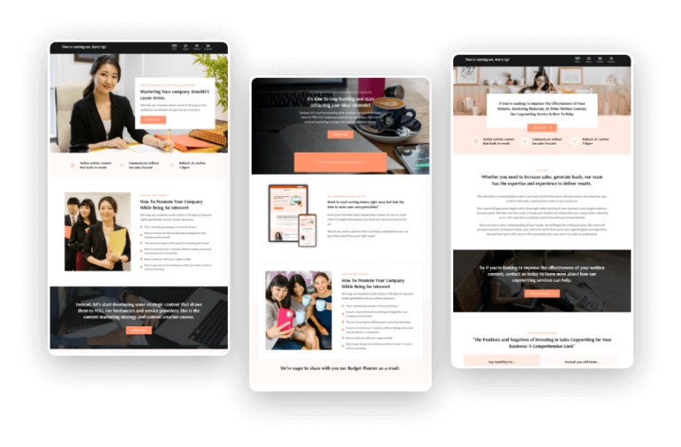 Courses Landing Page Elementor Template Kit - Blossom Themes