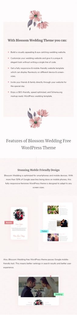 Blossom Wedding Free WordPress Theme