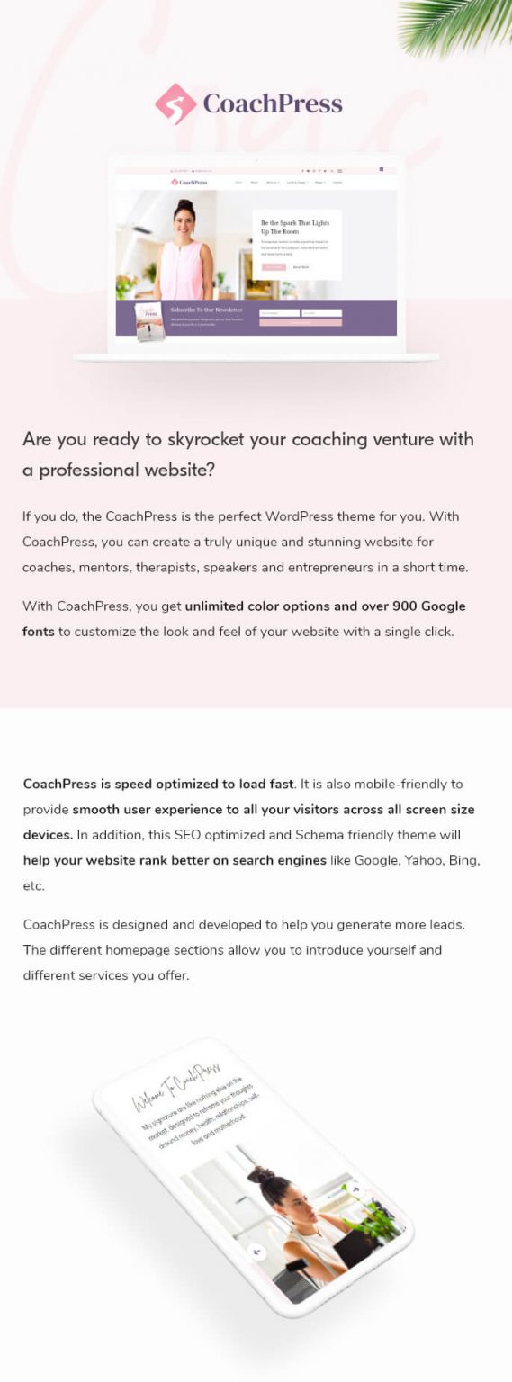 CoachPress | Lead Generating Coaching WordPress Theme