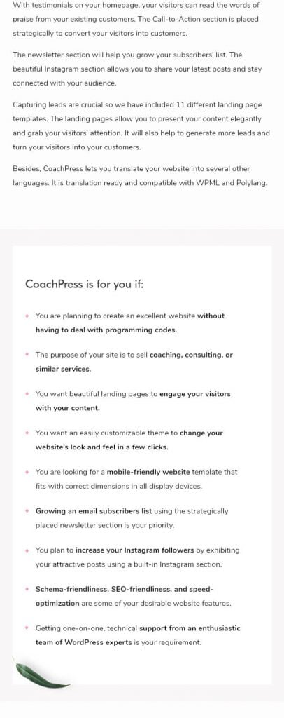 CoachPress | Lead Generating Coaching WordPress Theme