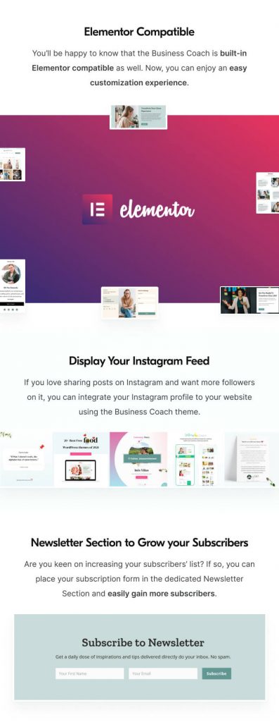 Business Coach - Free Coaches and Mentors WordPress Theme